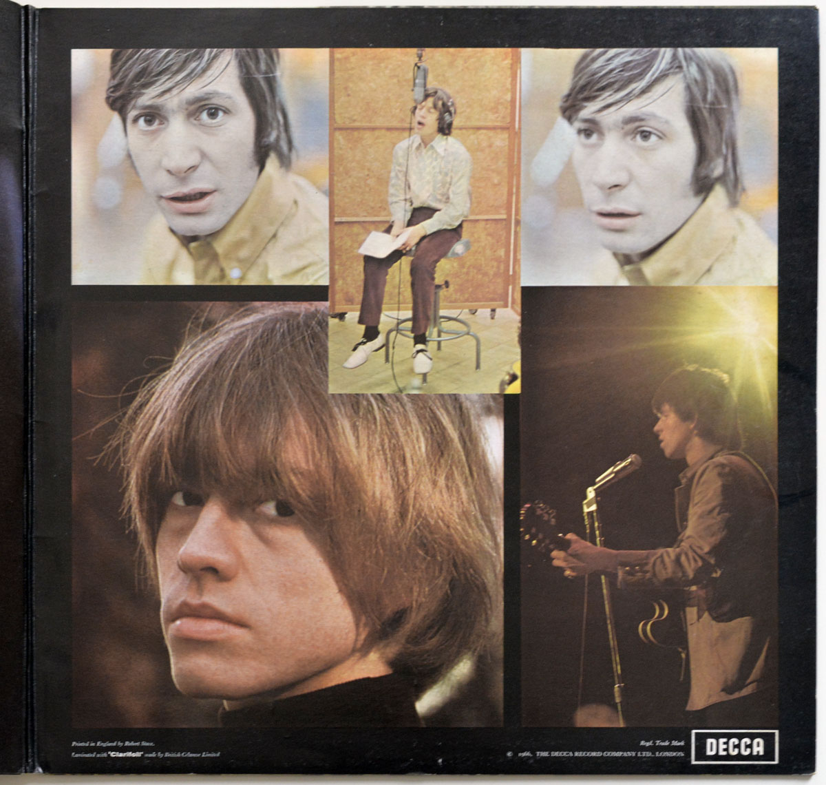 High Resolution Photo of the inside cover ROLLING STONES – Big Hits High Tide And Green Grass Vinyl Record